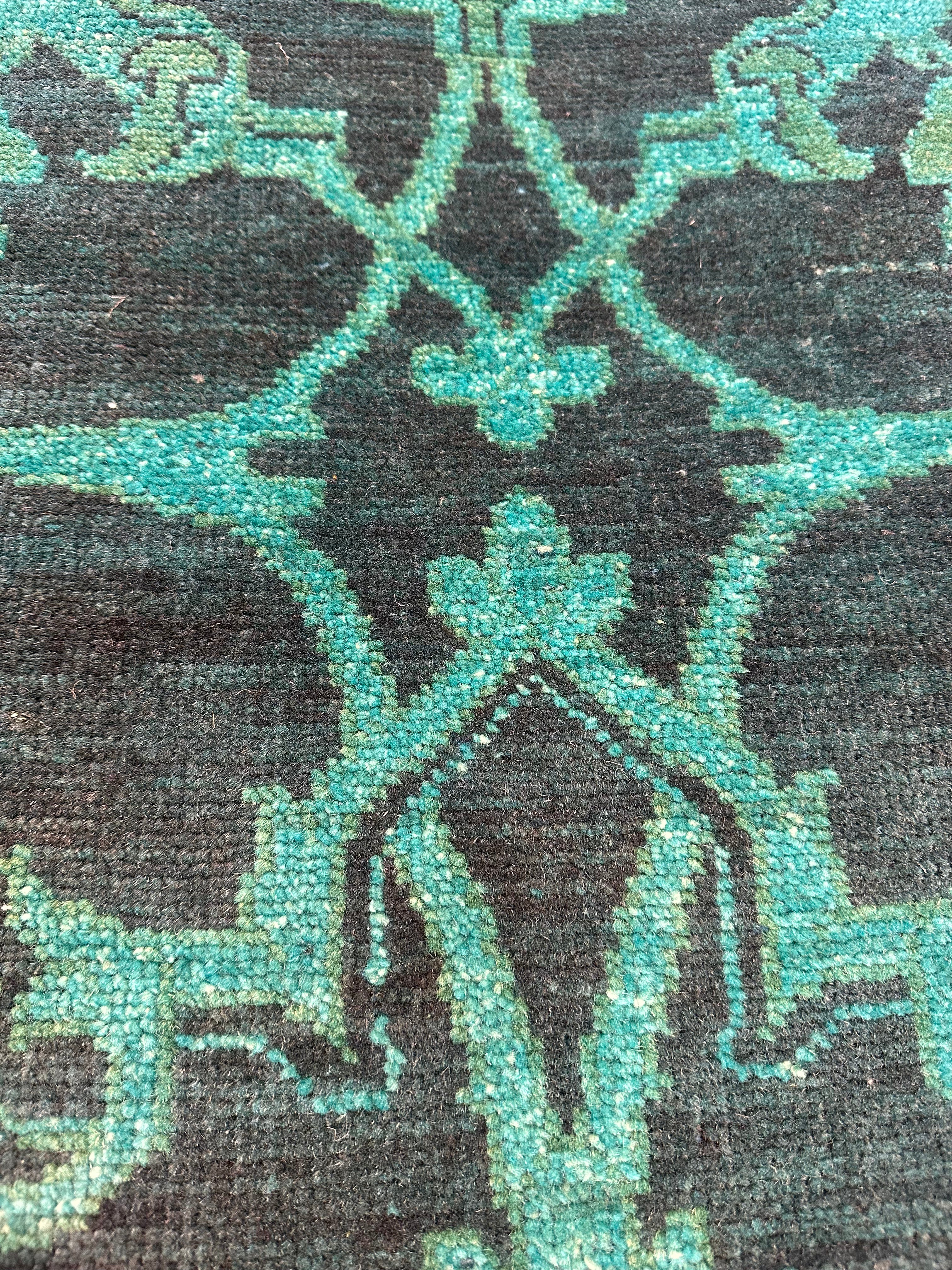 Lauren Kosteski 2x3 Hand-Knotted Oushak Rug