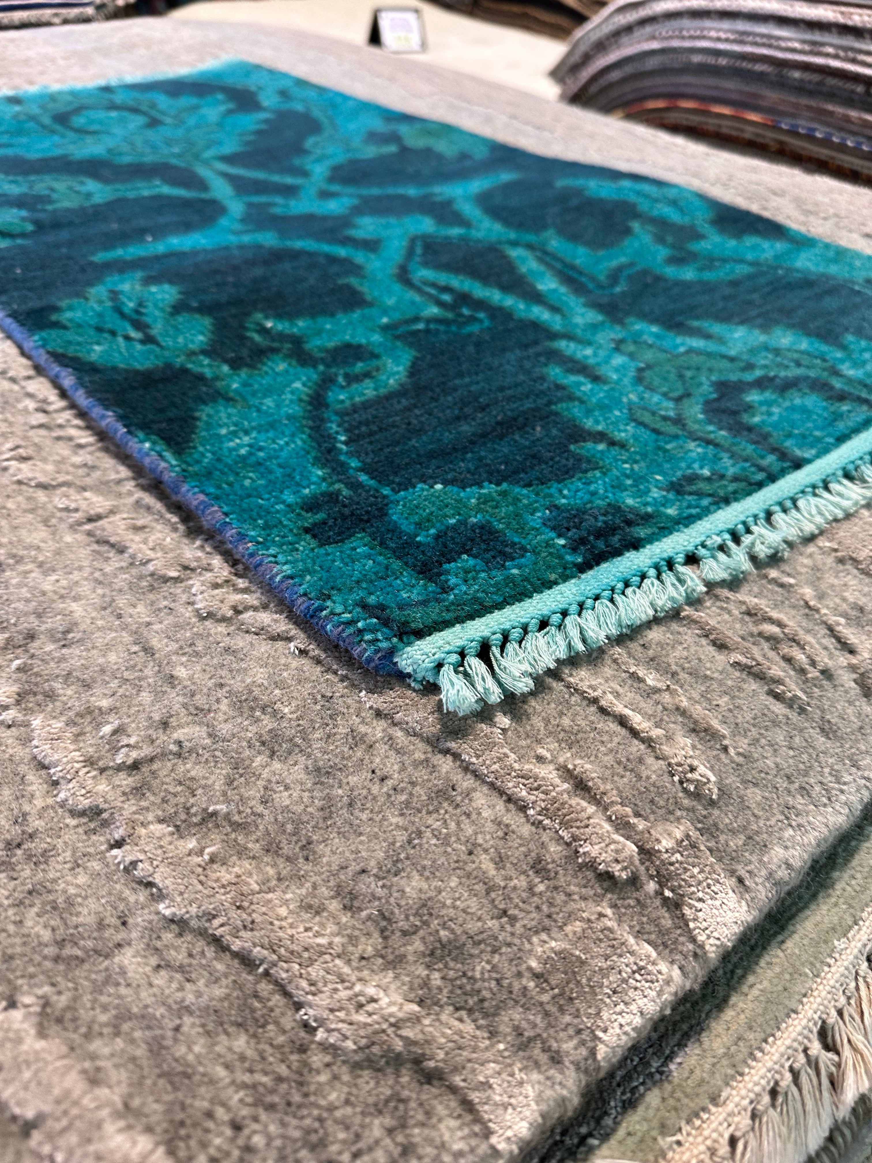 Lauren Kosteski 2x3 Hand-Knotted Oushak Rug