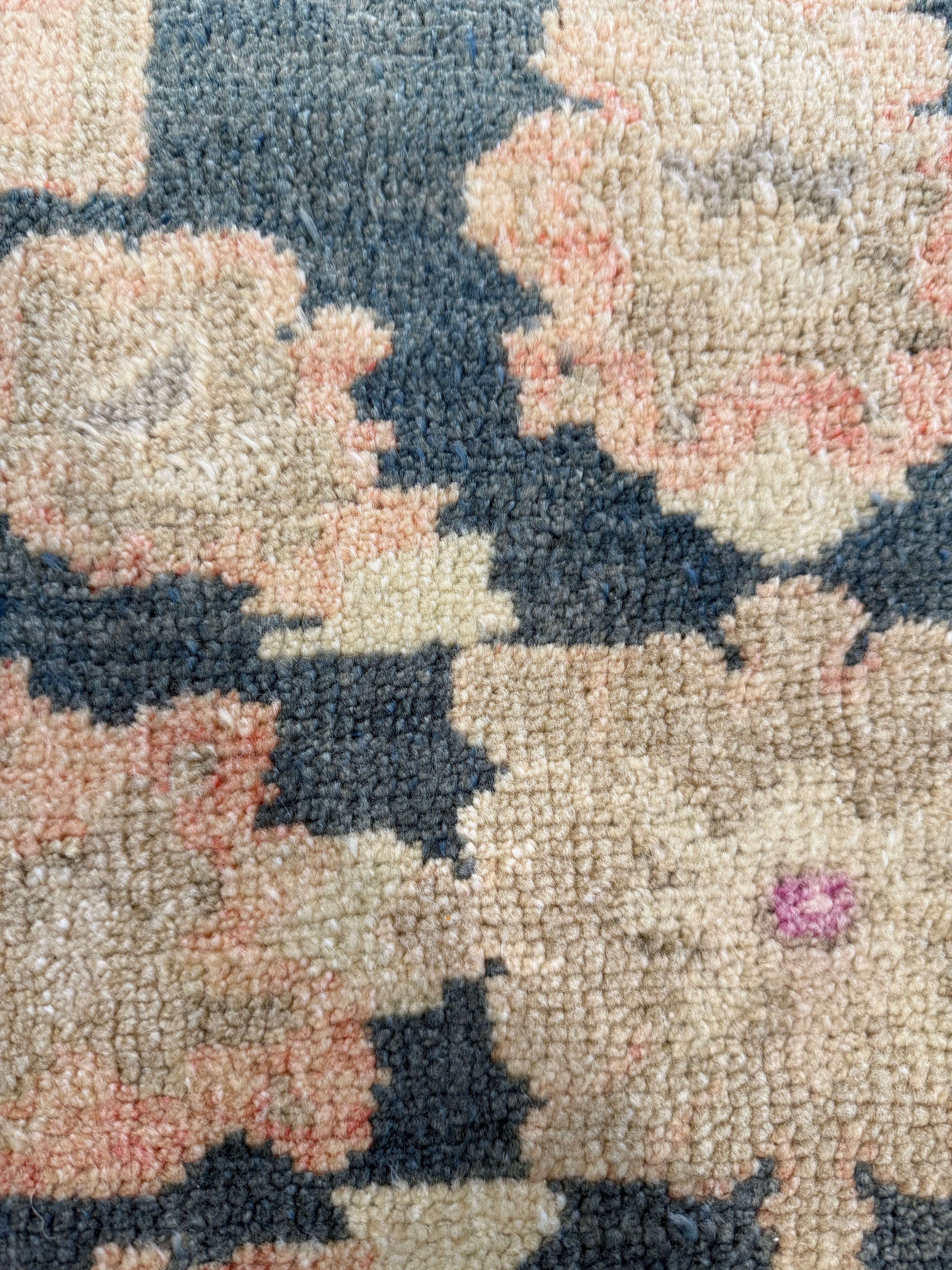 Peggy Bond 2.7x11 Pink Hand-Knotted Vintage Turkish Oushak Runner