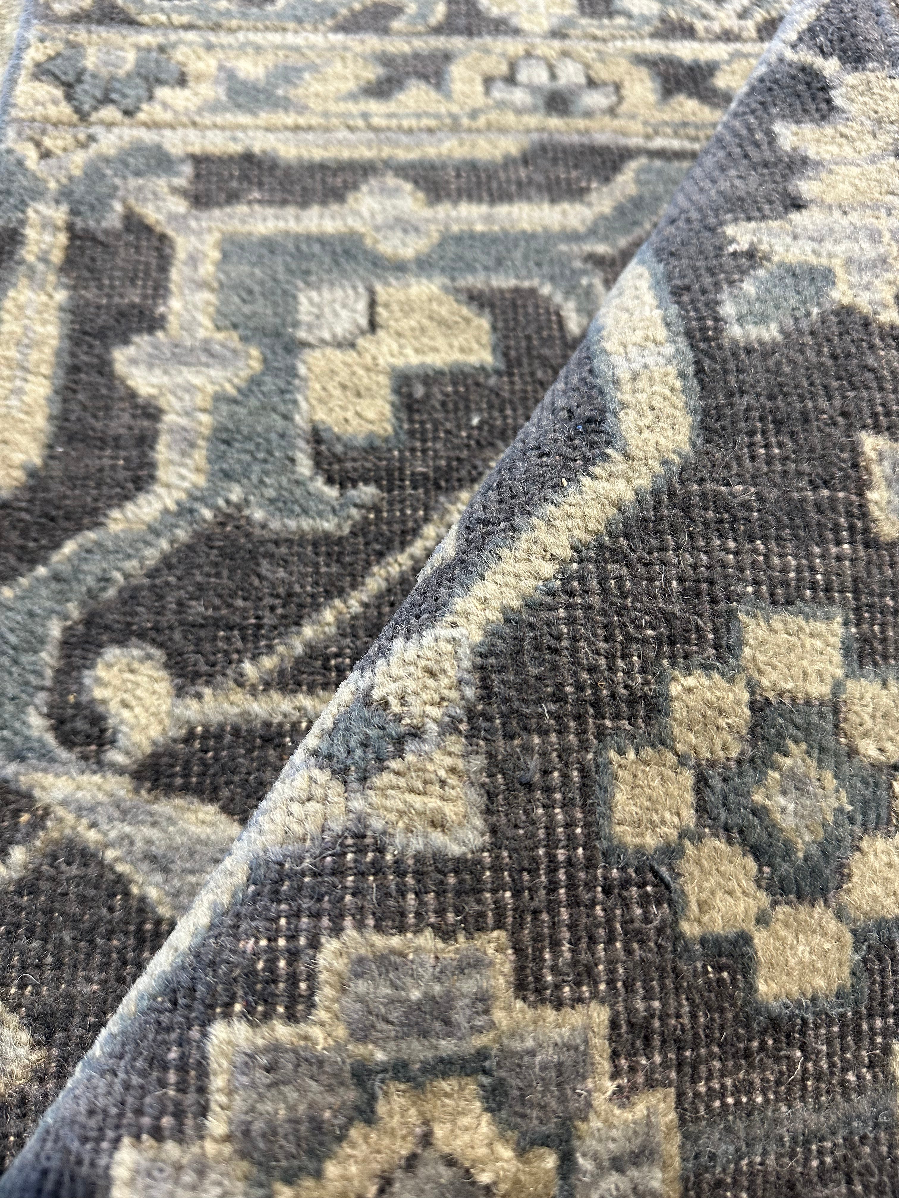 Mara Jill Herman 2x3 Hand-Knotted Oushak Rug