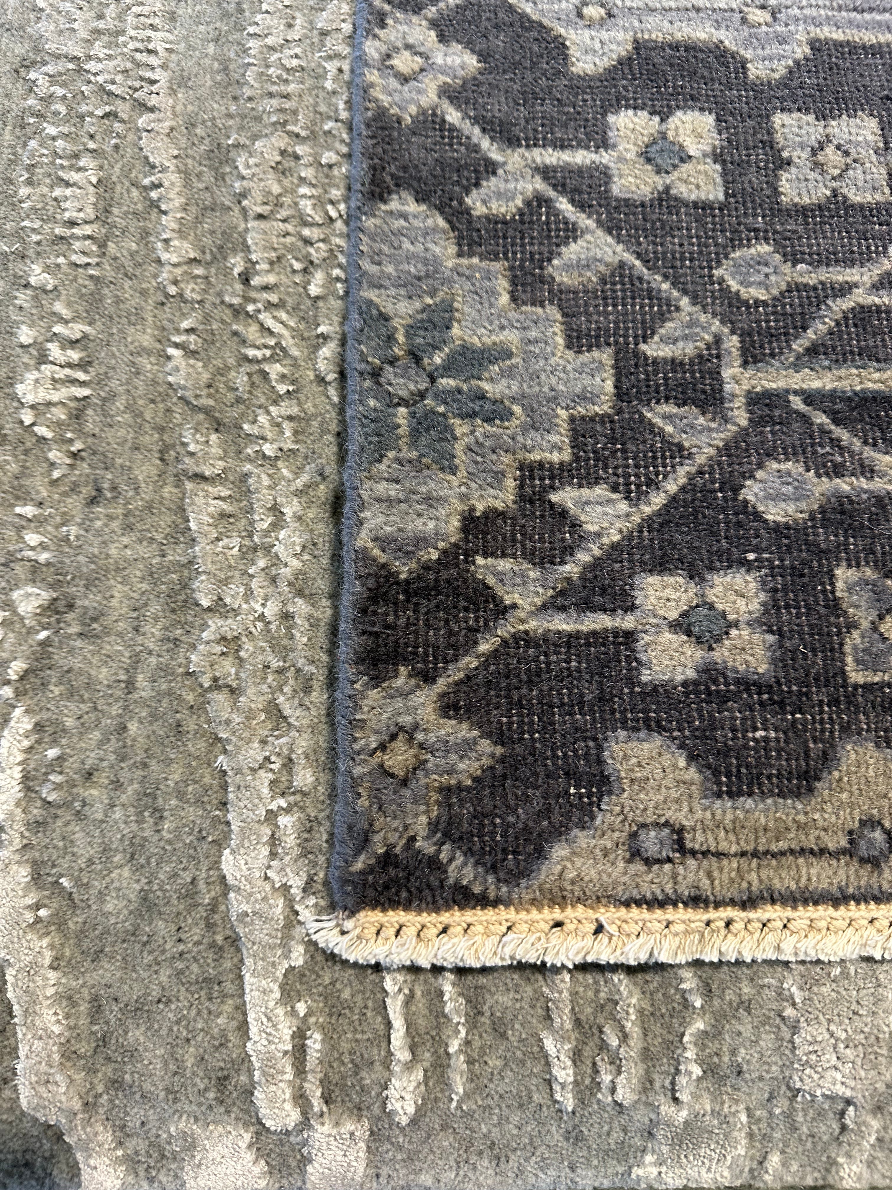 Mara Jill Herman 2x3 Hand-Knotted Oushak Rug