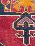 Rhonda Boon 4x9.6 Red Hand-Knotted Vintage Turkish Oushak Runner
