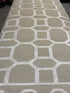 Alfie 3x9.6 Silver Hand-Knotted Modern Style Runner