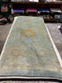 Holly Curran 2.9x10 Light Blue Hand-Knotted Oushak Runner