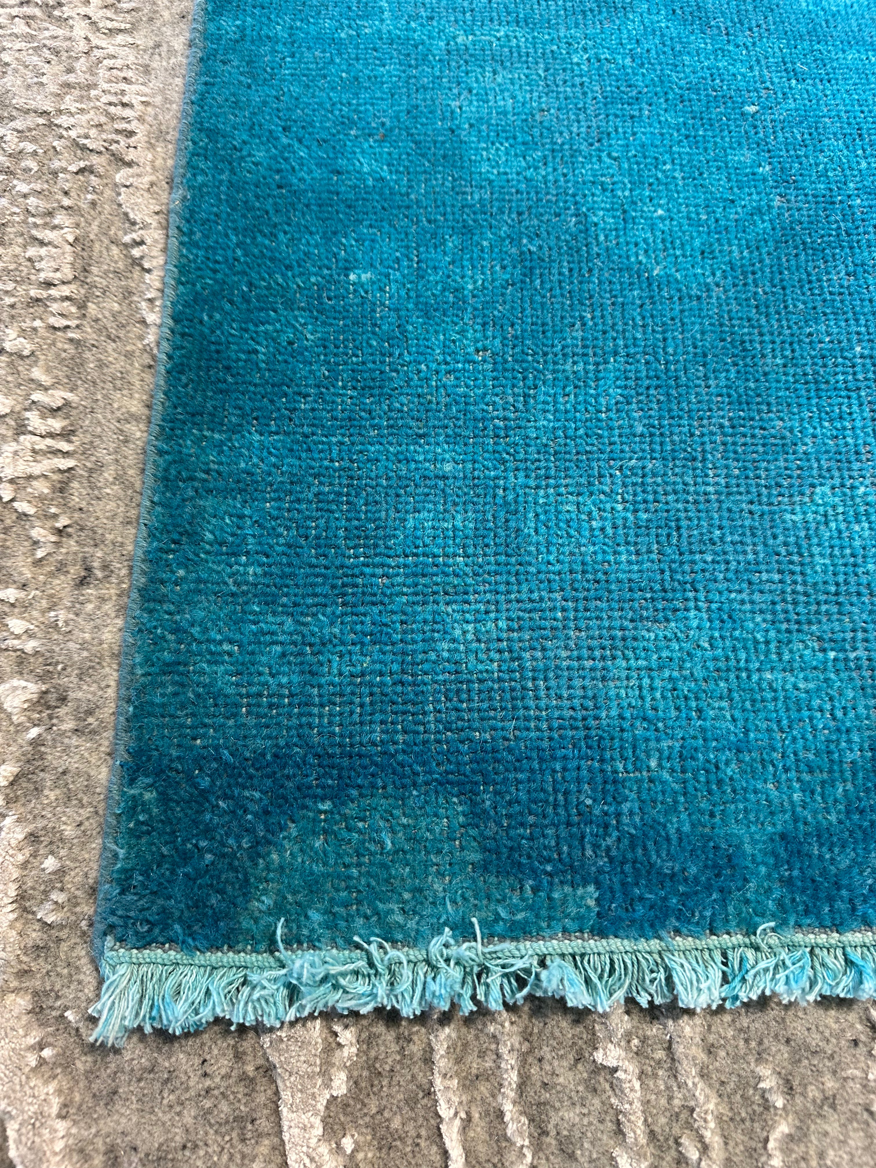 Vivian Stein 2x3 Hand-Knotted Oushak Rug