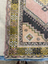 Kelly Johnson 4.2x6.10 Pink Hand-Knotted Vintage Turkish Oushak
