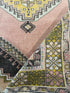 Kelly Johnson 4.2x6.10 Pink Hand-Knotted Vintage Turkish Oushak