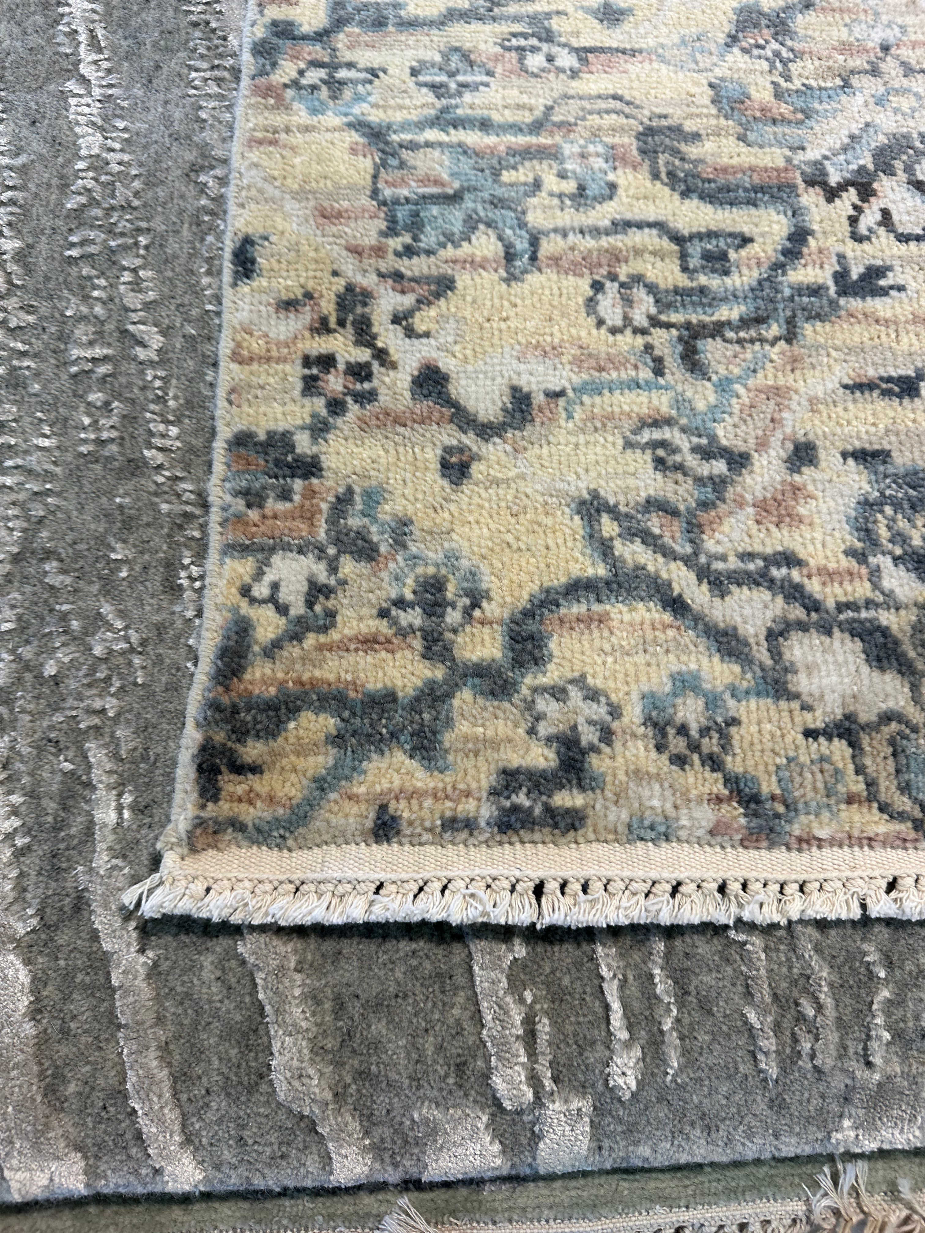 Kayli Carter 2x3 Hand-Knotted Oushak Rug