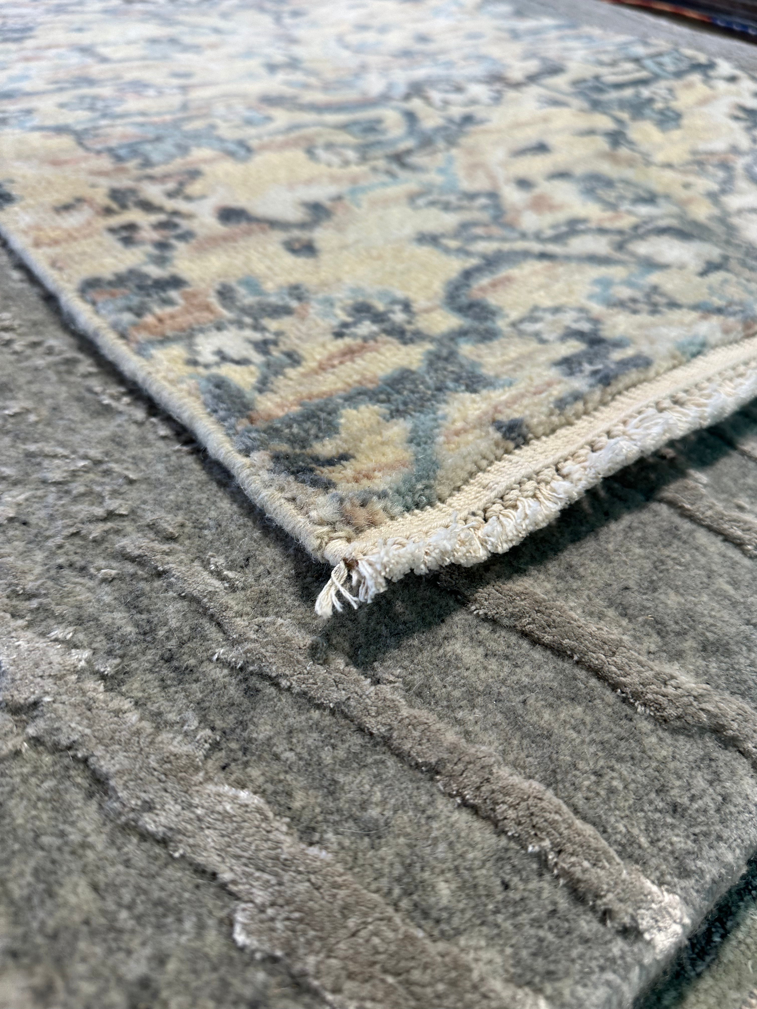 Kayli Carter 2x3 Hand-Knotted Oushak Rug