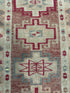 Lisa Ashton 2.8x11.7 Pink Hand-Knotted Vintage Turkish Oushak Runner