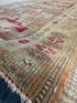 Lisa Ashton 2.8x11.7 Pink Hand-Knotted Vintage Turkish Oushak Runner