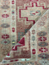Lisa Ashton 2.8x11.7 Pink Hand-Knotted Vintage Turkish Oushak Runner