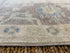 Clare Perkins 8.2x10.2 Blue and Lavender Whitewashed Afghani Oushak