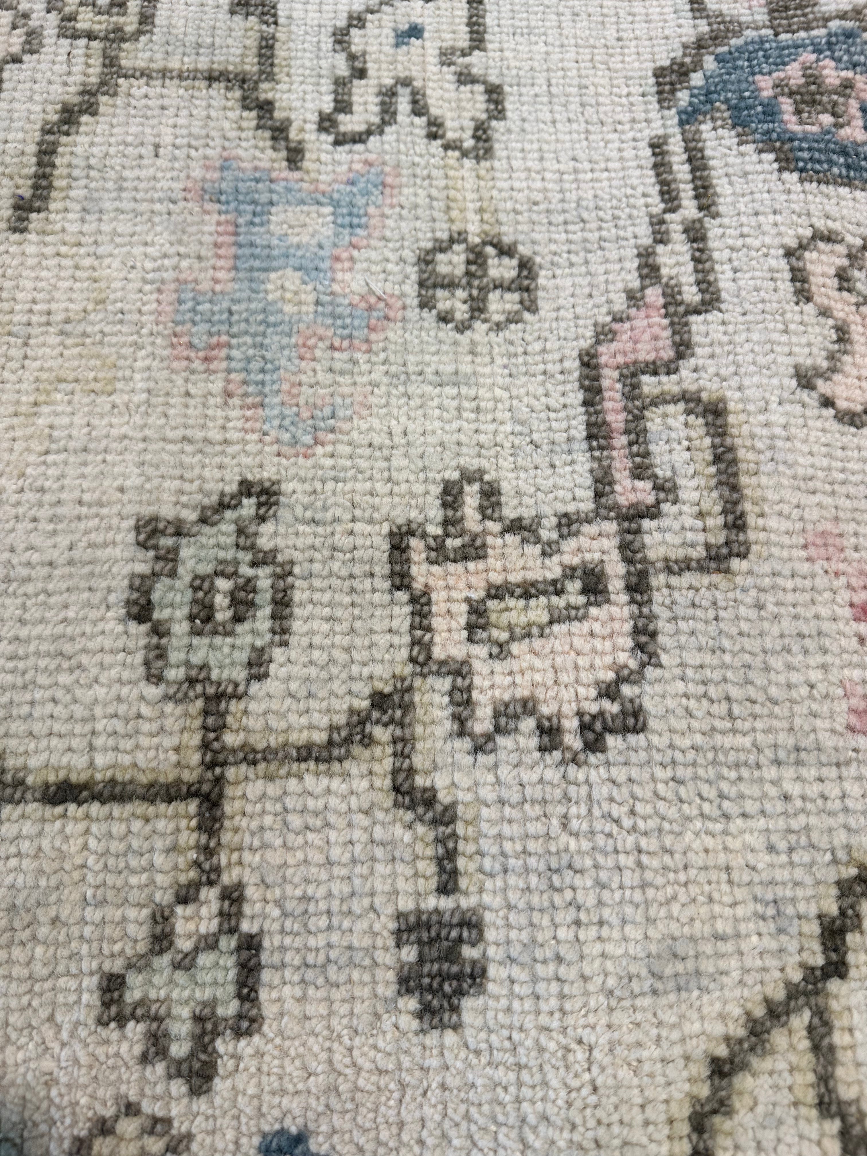 Maggie Boise 2x3 Hand-Knotted Oushak Rug