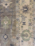 Lauren Weedman 10.2x13.11 Charcoal Whitewashed Afghani Oushak