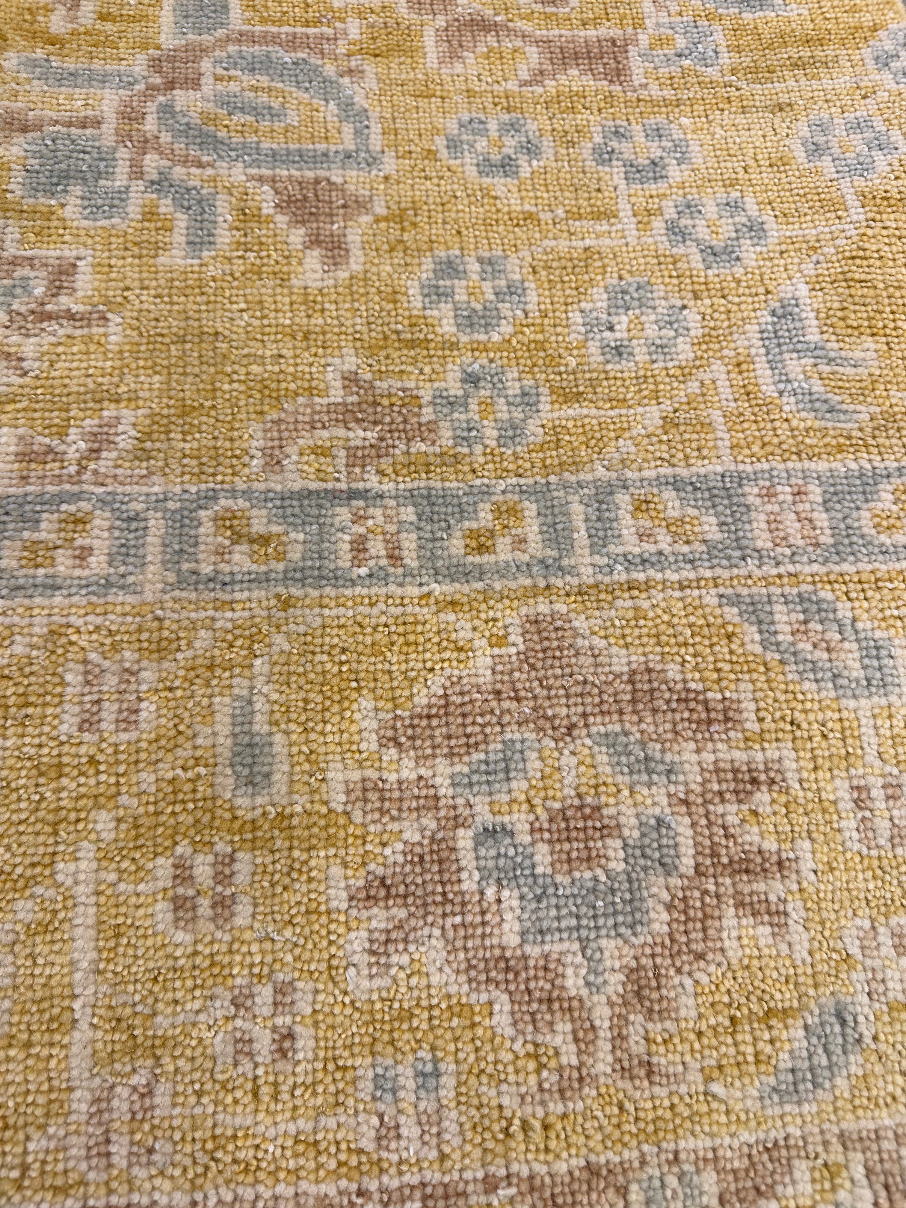 Julie Klausner 2x3 Hand-Knotted Oushak Rug