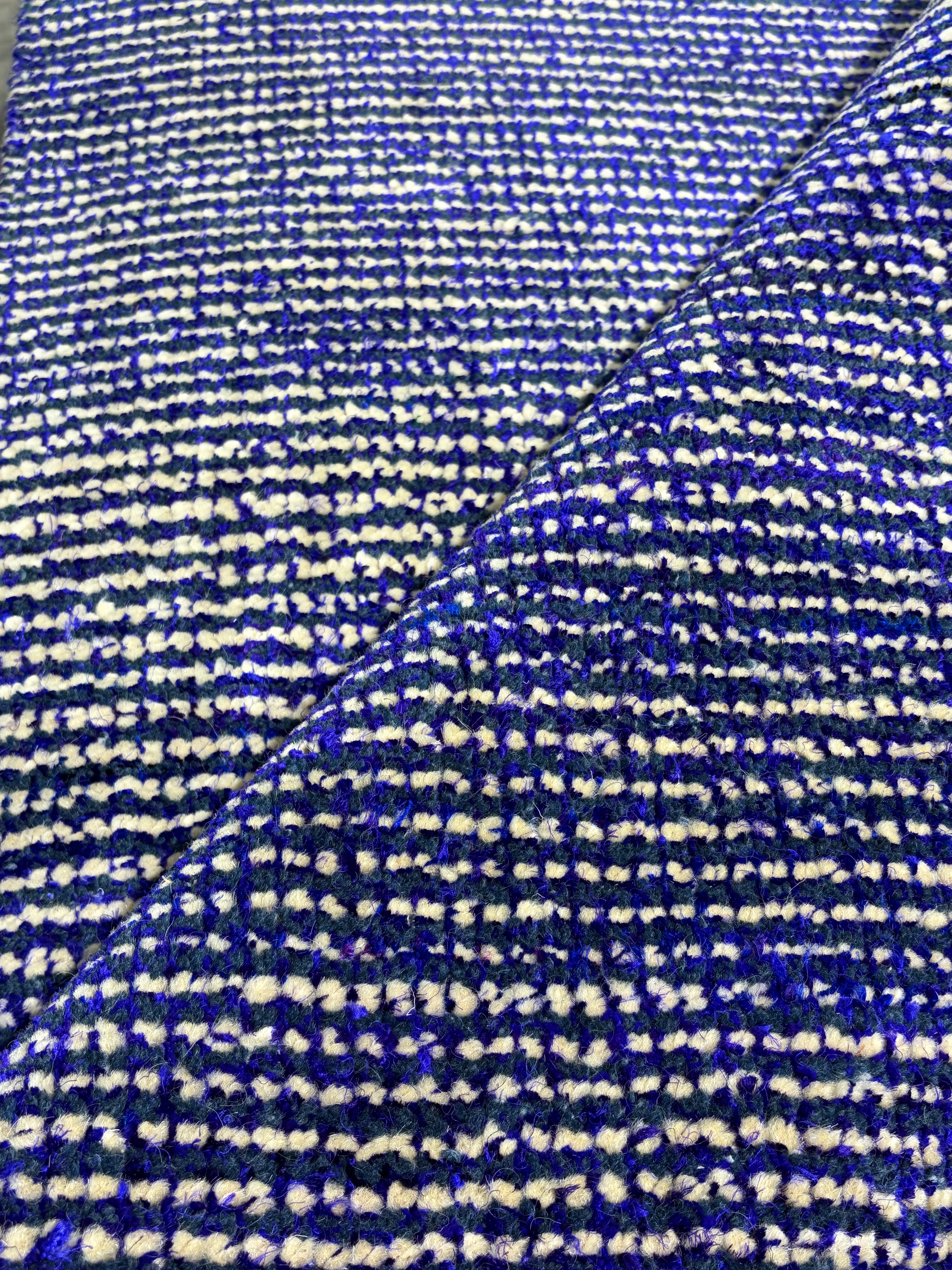 Will Brill 2.9x10 Blue Hand-Knotted Modern Style Runner