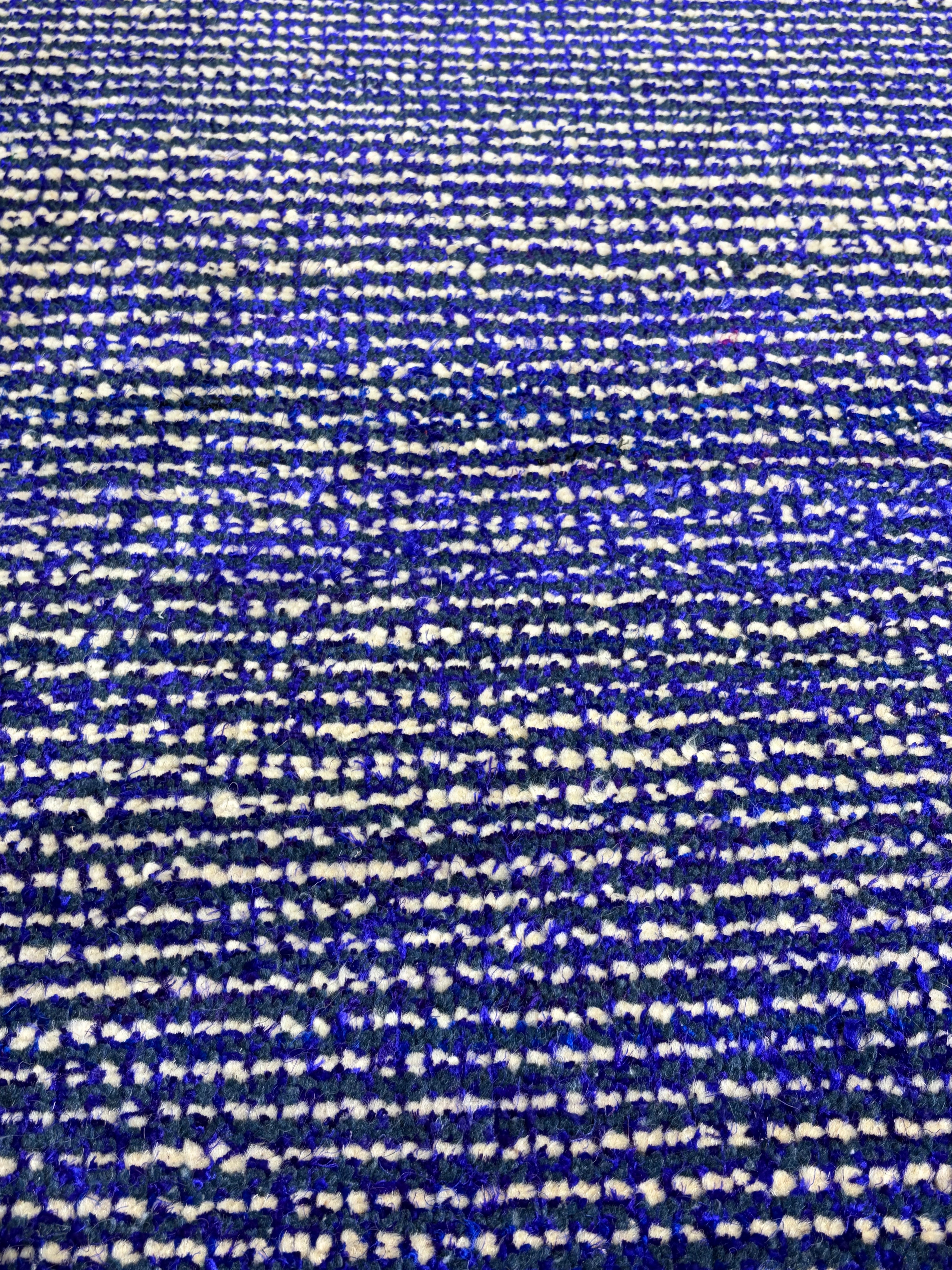 Will Brill 2.9x10 Blue Hand-Knotted Modern Style Runner