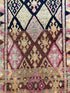 Justine Gramegna 2.7x12.8 Pink Hand-Knotted Vintage Turkish Oushak Runner