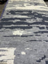 Jim Cody Williams 2.6x10 Grey Hand-Knotted Modern Runner