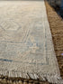 Shirley Campbell 8.2x10.2 Blue Whitewashed Afghani Oushak