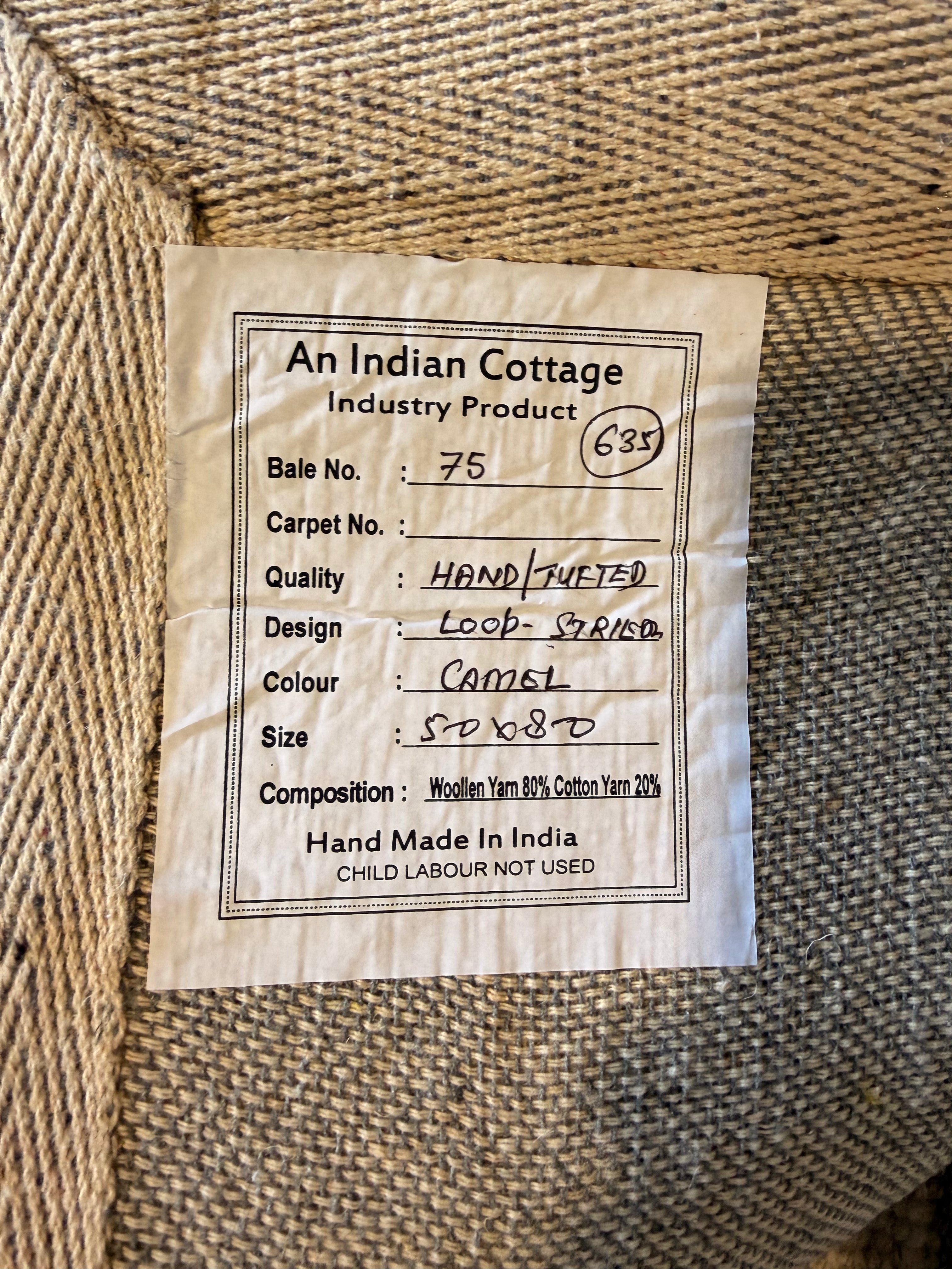 Dean Cyrus 5x8 Hand-Tufted Beige