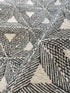 Golda 5x8 Hand-Tufted Wool Ivory & Grey Diamond