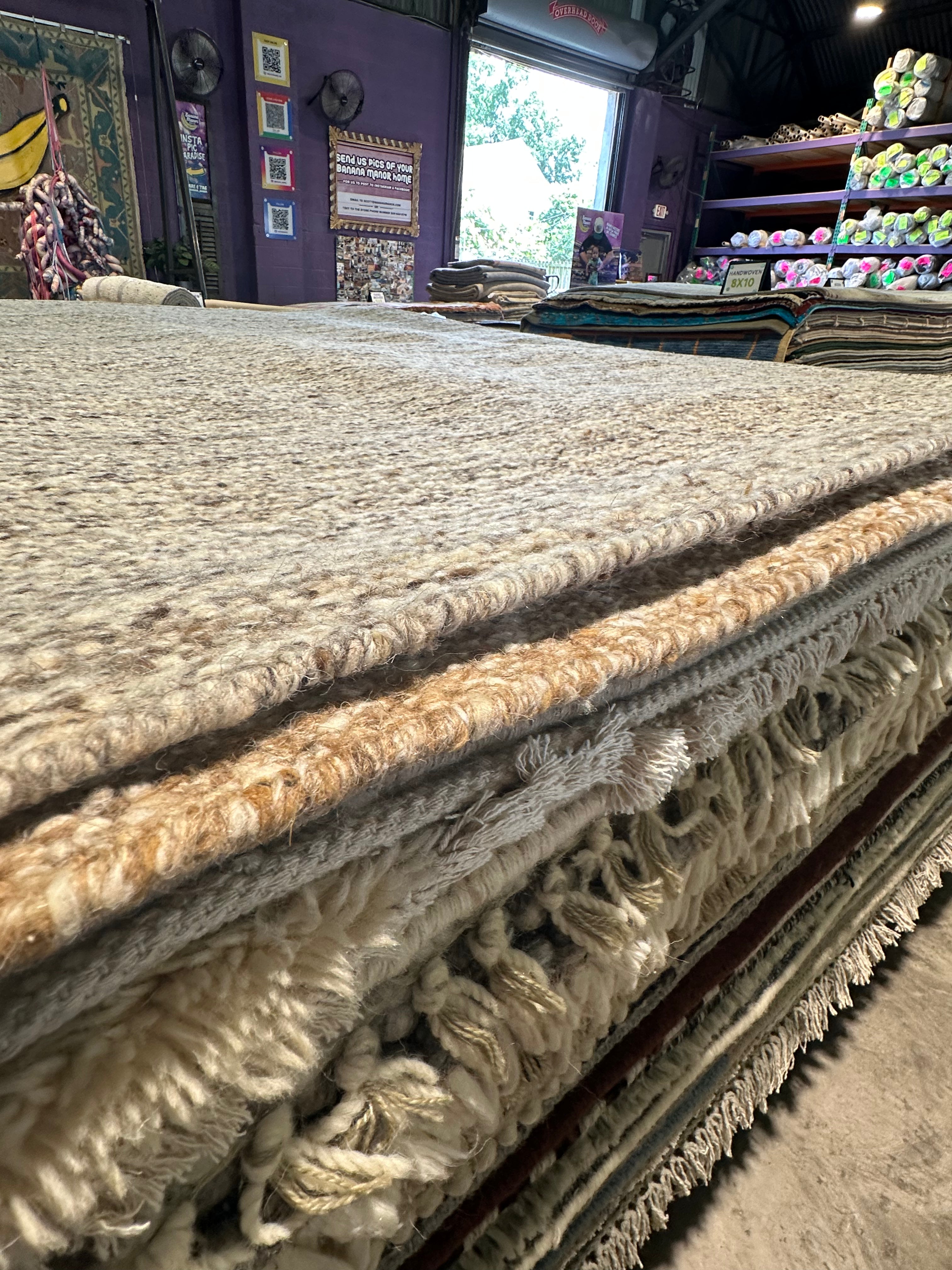 Algee Smith Grey Handwoven Modern Durrie Rug (Multiple Sizes)