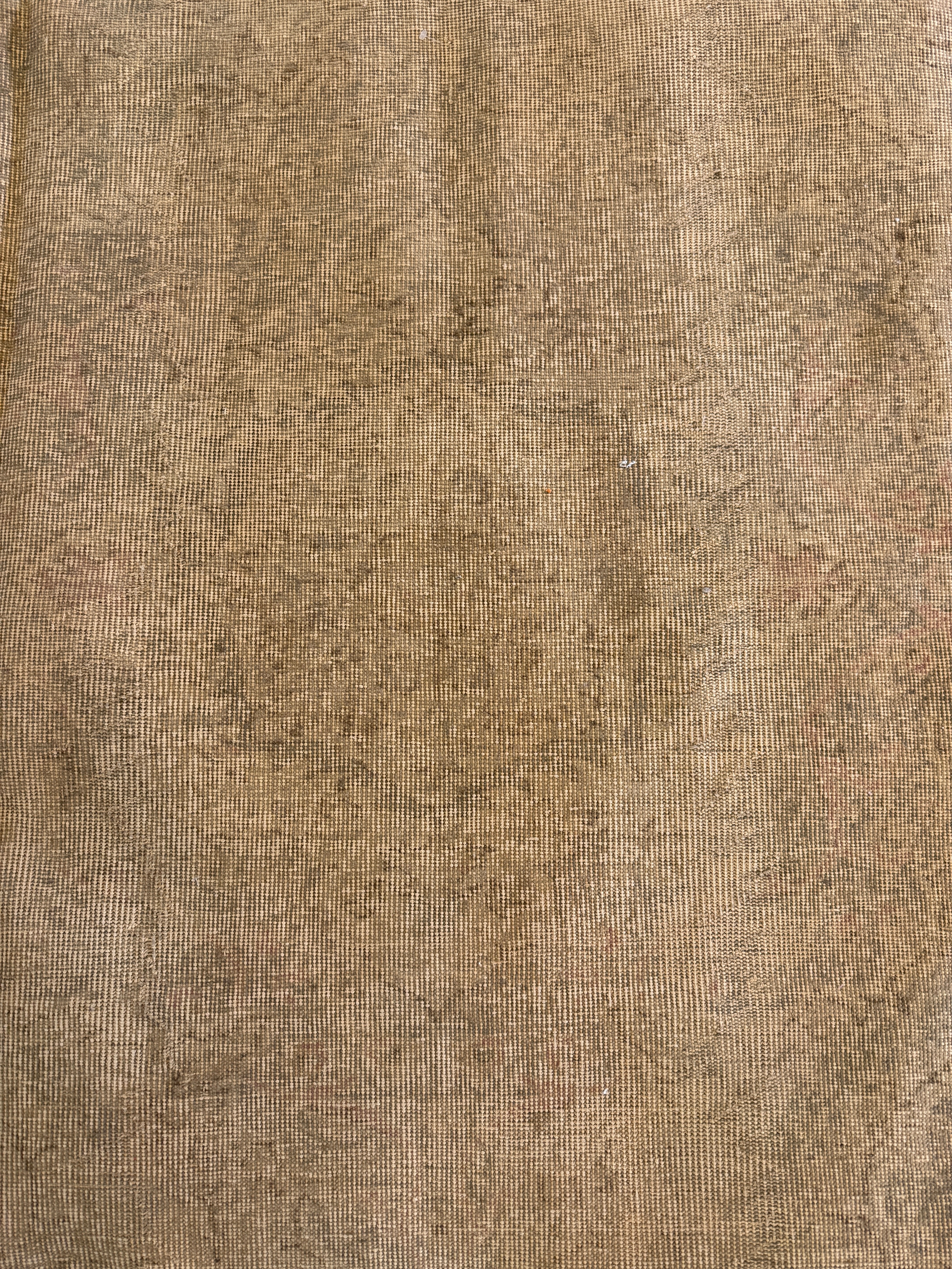 Mary Maher 8.9x12 Cream Hand-Knotted Vintage Turkish Oushak