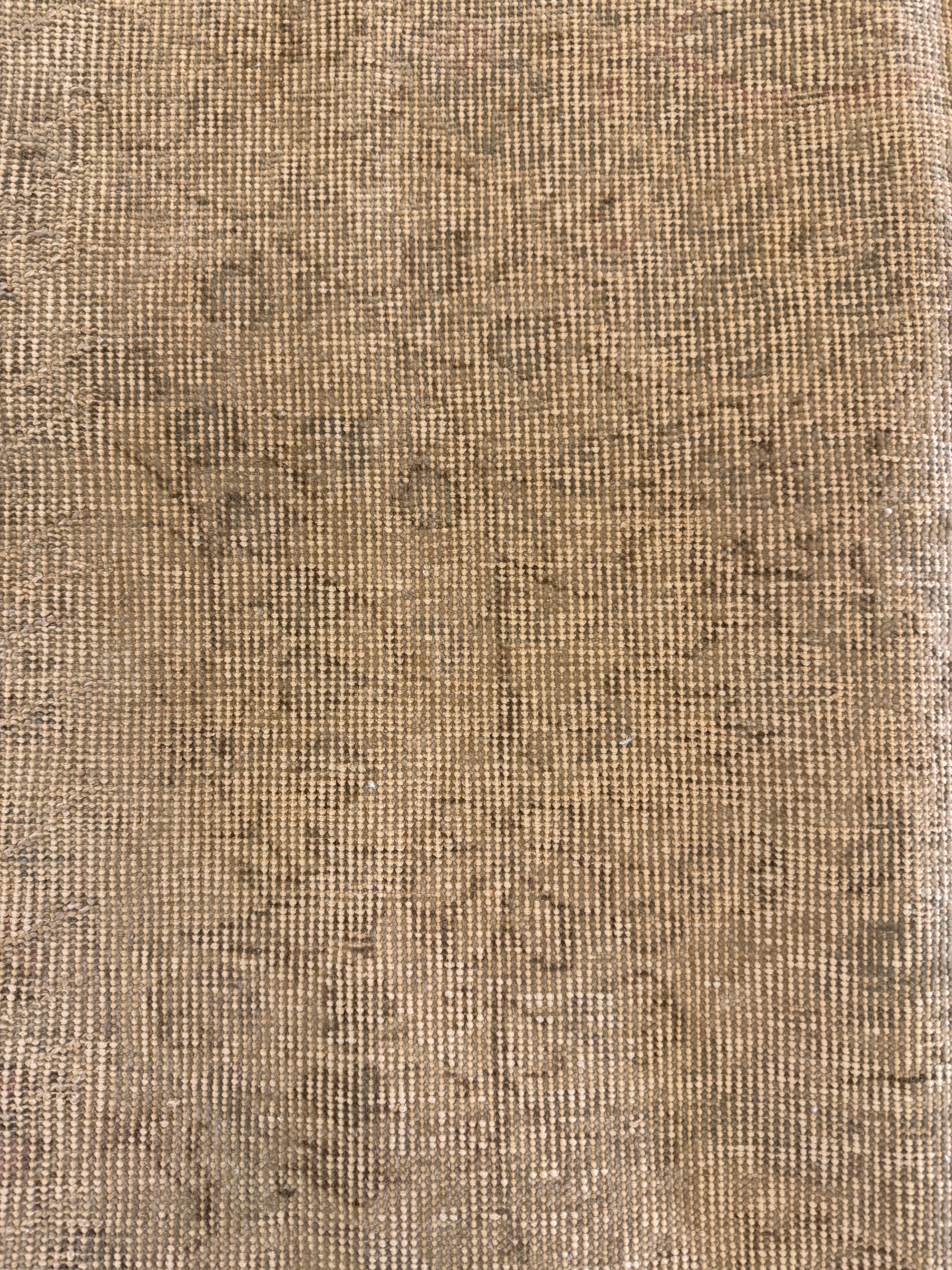 Mary Maher 8.9x12 Cream Hand-Knotted Vintage Turkish Oushak