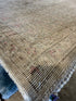 Mary Maher 8.9x12 Cream Hand-Knotted Vintage Turkish Oushak