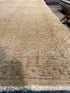Mary Maher 8.9x12 Cream Hand-Knotted Vintage Turkish Oushak