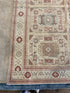 Marion Schurade 6.6x9.4 Red Hand-Knotted Vintage Turkish Oushak