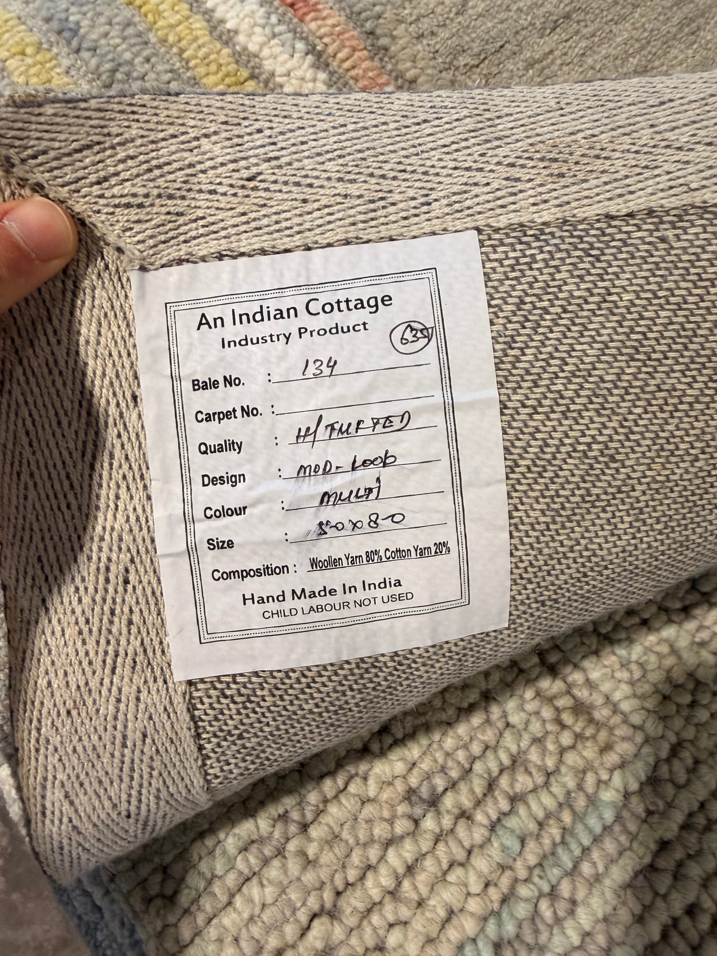 Elvis Presley 5x8 Striped Hand-Tufted Rug