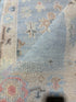 Kerri Kenney 2.6x12.3 Light Blue Hand-Knotted Oushak Runner