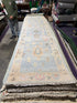 Kerri Kenney 2.6x12.3 Light Blue Hand-Knotted Oushak Runner