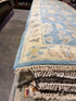 Brianna Kellum 3x20 Blue Hand-Knotted Oushak Runner
