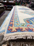 Katie McCray 2.9x18 Blue Hand-Knotted Oushak Runner