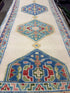 Katie McCray 2.9x18 Blue Hand-Knotted Oushak Runner