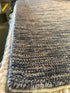 Marvel 8x10 Handwoven Durrie Textured Blue