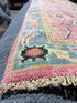 Astrid Weissman 2.6x11.9 Pink Hand-Knotted Oushak Runner