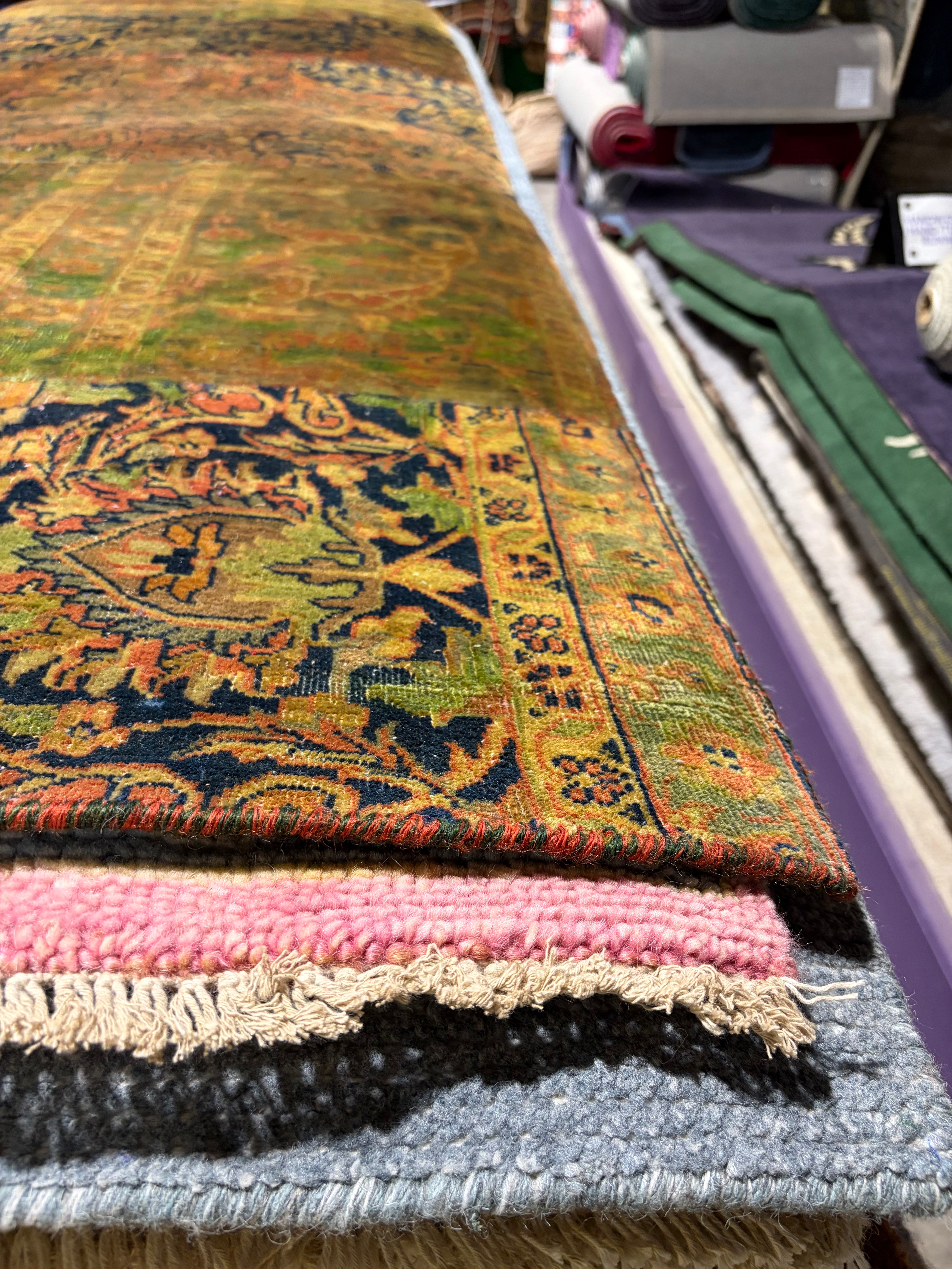 Justine Lupe 3x10.6 Rust Hand-Knotted Oushak Runner