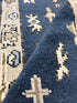 Emily Nelson 2.6x12.3 Blue Hand-Knotted Oushak Runner