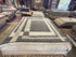 Kristoff 7.9x10 Hand-Knotted Grey & Silver Geometrical