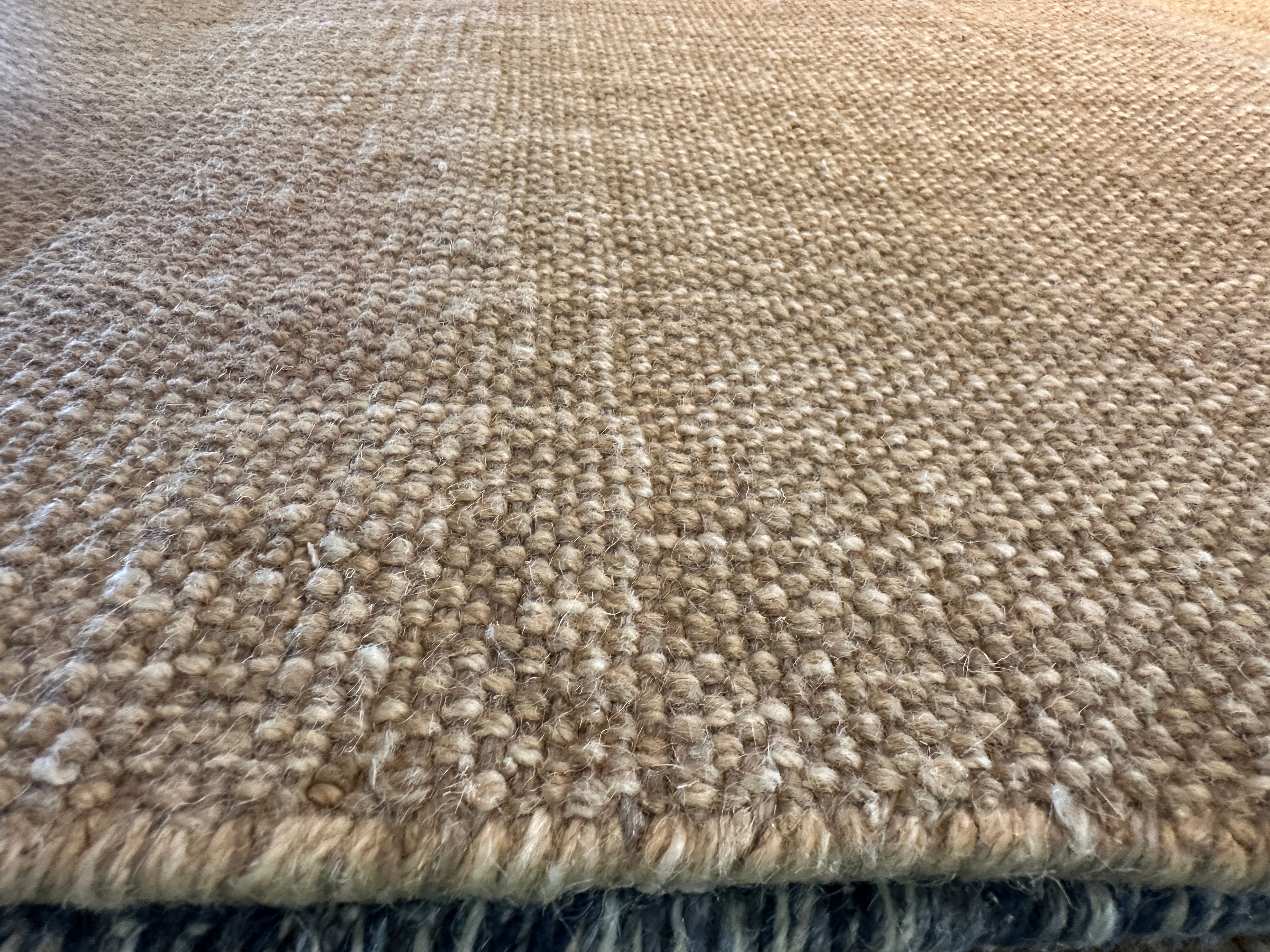 Truck Hunter 8x10 Hand-Woven Durrie Textured Beige