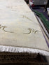 Richard Bloom Cream Hand-Knotted Modern Style Runner - Multiple Sizes
