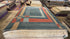 Mathias 8x10 Hand-Knotted Blue & Rust Geometrical