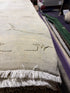 Richard Bloom Cream Hand-Knotted Modern Style Runner - Multiple Sizes