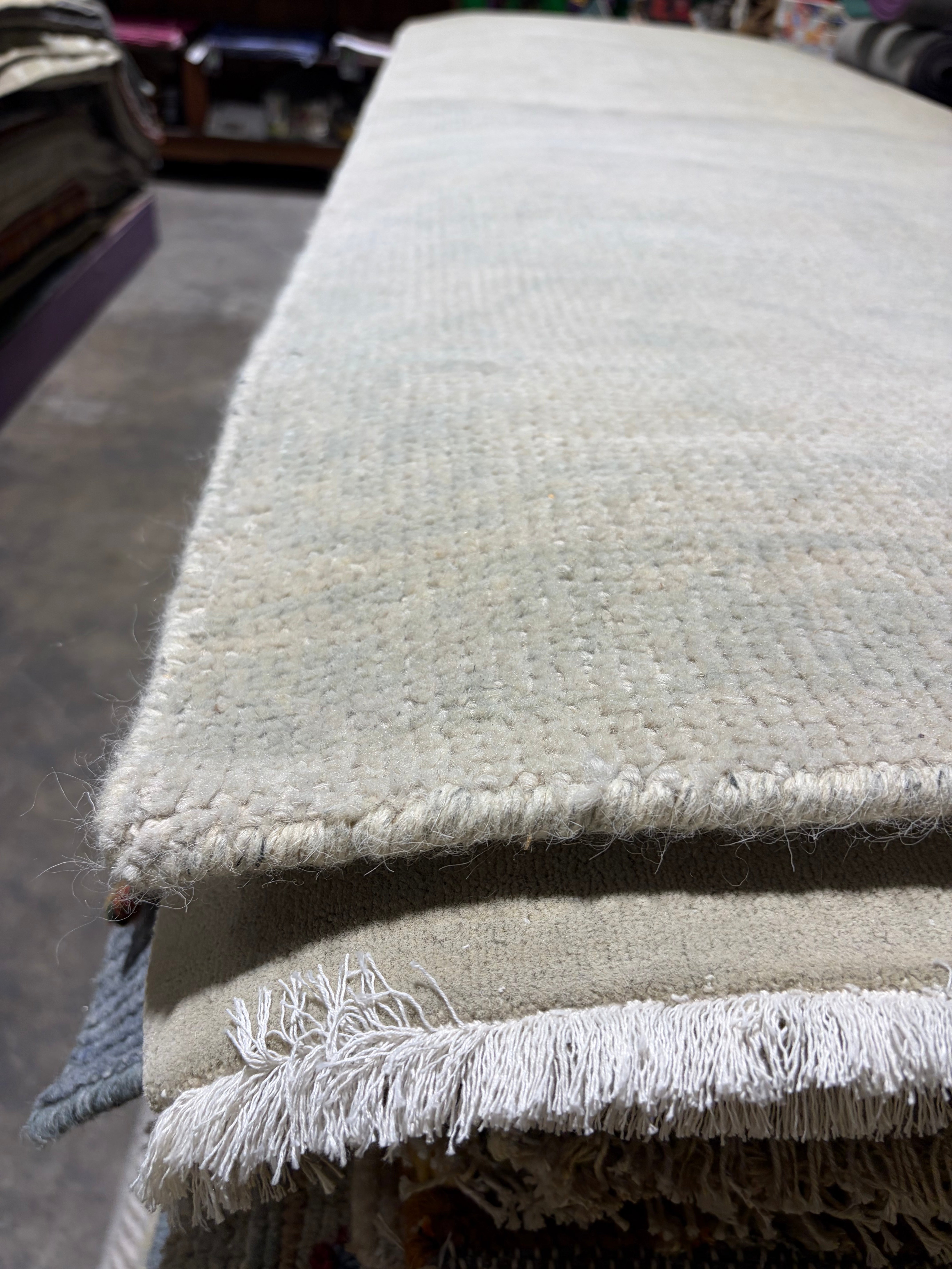 Barbara Loop Grey Hand-Knotted Oushak Runner - Multiple Sizes