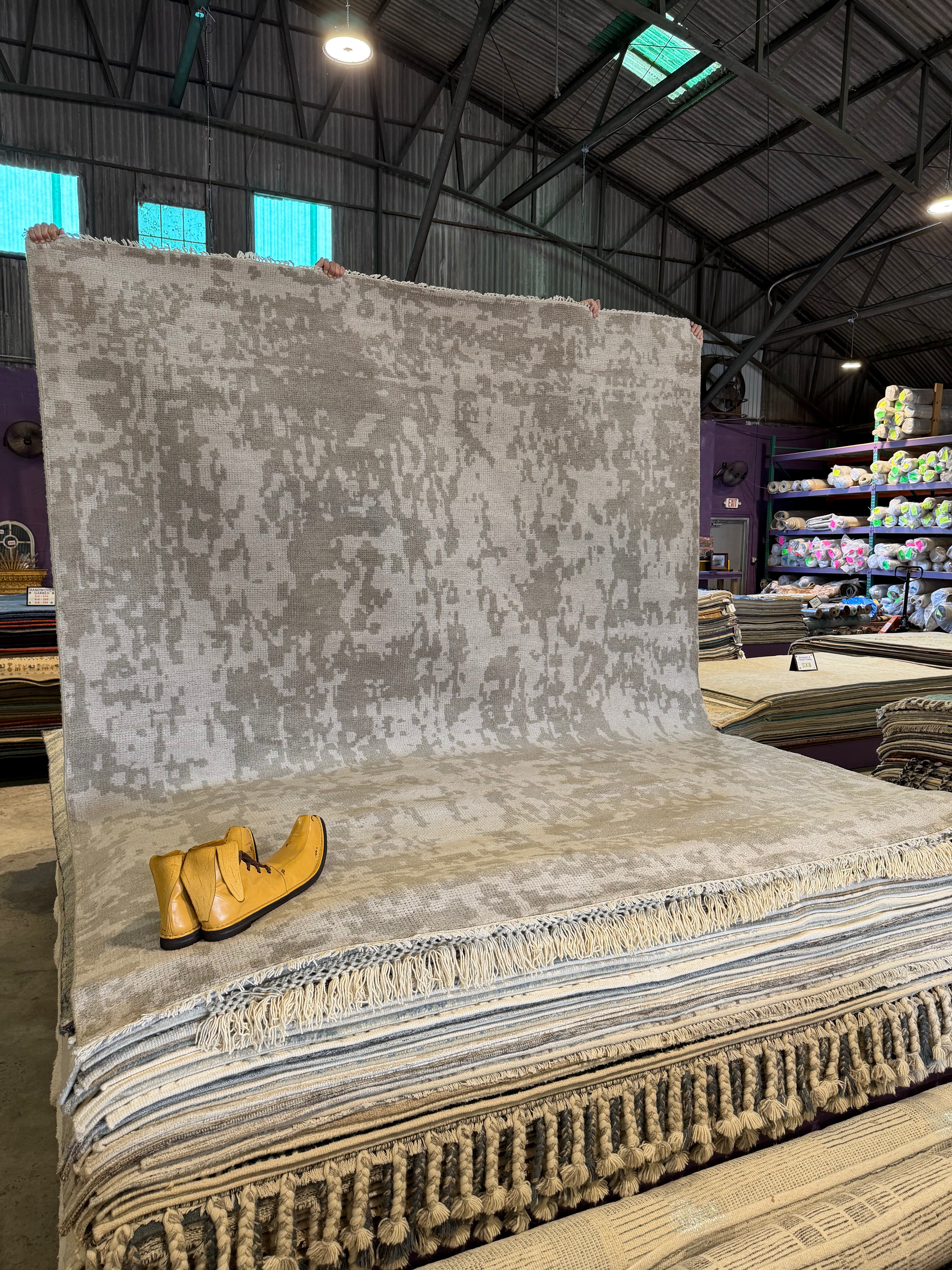 Ralph 8.3x10 Hand-Knotted Natural Grey Modern